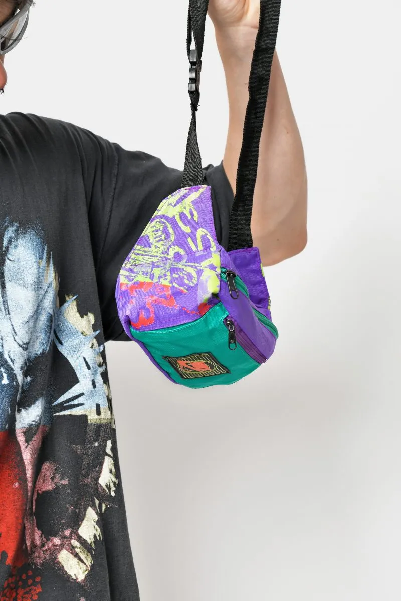 90s patterned Nike bum bag