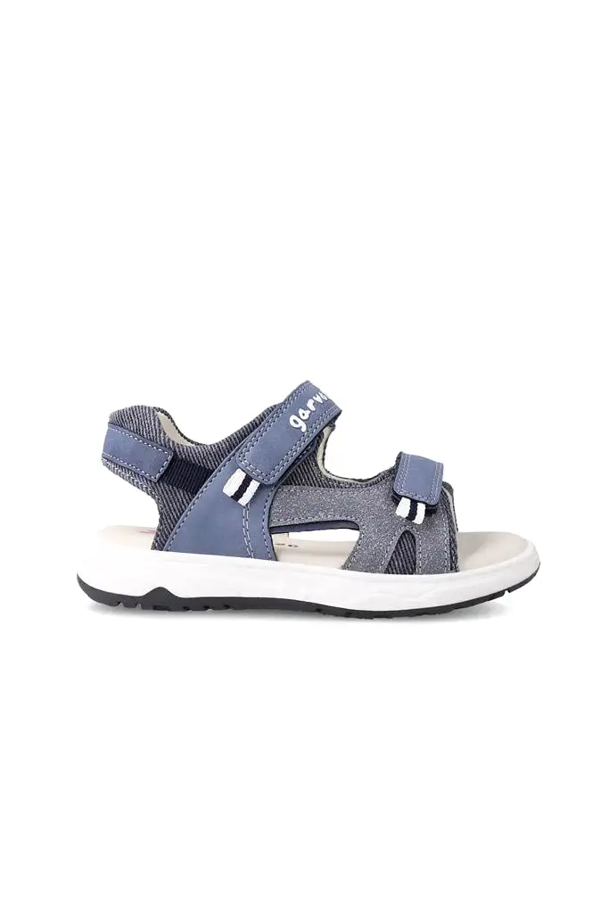 Abierta Pique Sandals - Jeans