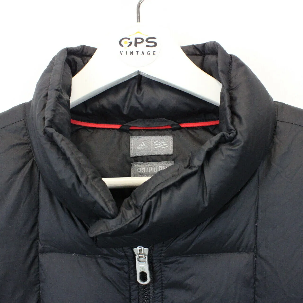 ADIDAS Down Puffer Jacket Black | Large