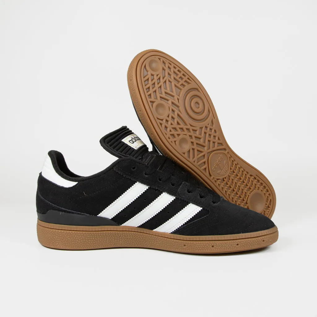 Adidas Skateboarding - Busenitz Shoes - Core Black / Footwear White / Gold Metallic