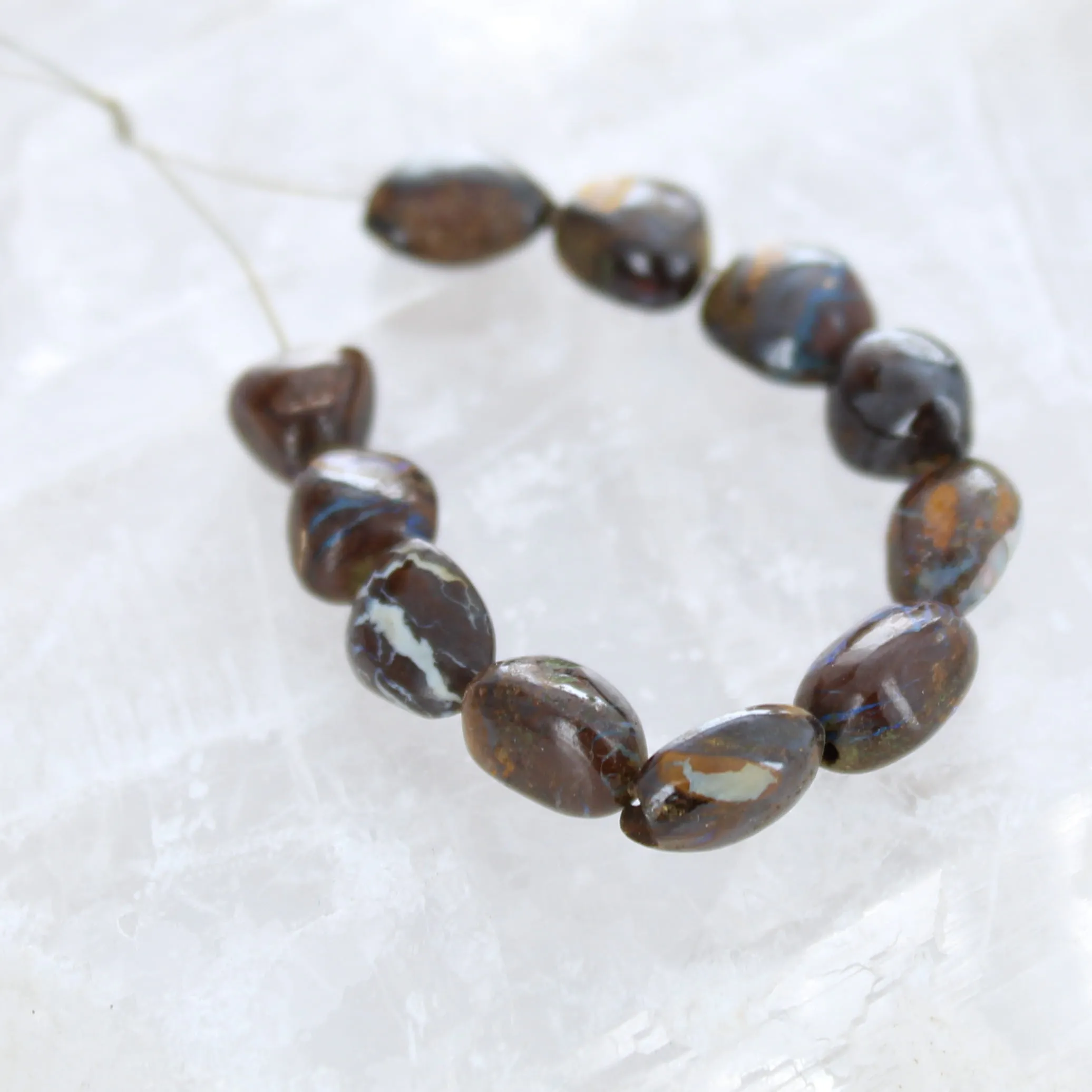 Australian Golden Boulder Opal Beads 3 #2