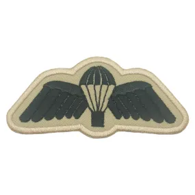 AUSTRALIAN PARACHUTIST CUT OUT BORDER PATCH - KHAKI