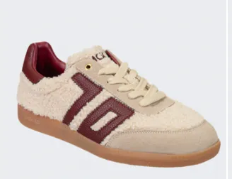 Back70 Streetwear Retro Teddy Sneaker in Butter Wine