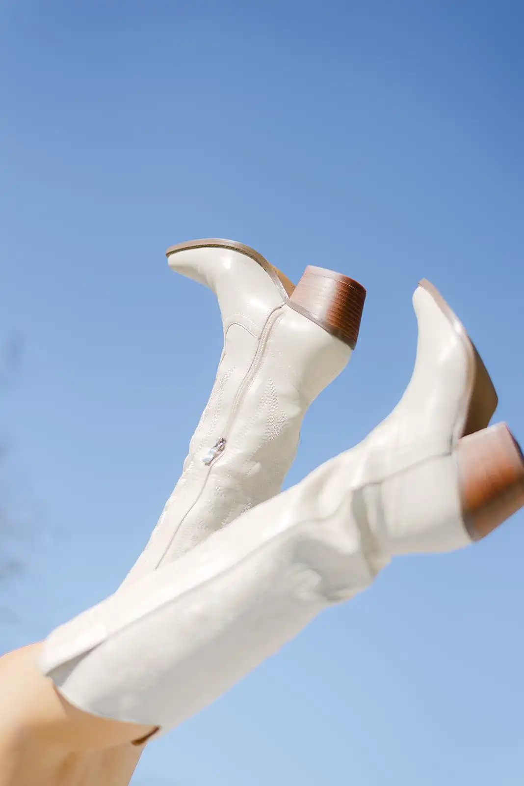 Beige Classic Cowgirl Boot