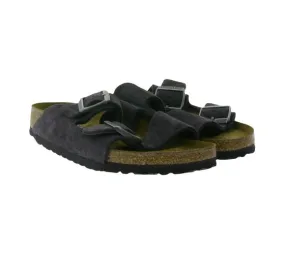 BIRKENSTOCK Arizona BS zoccoli da donna made in Germany larghezza stretta 0552323 velluto grigio