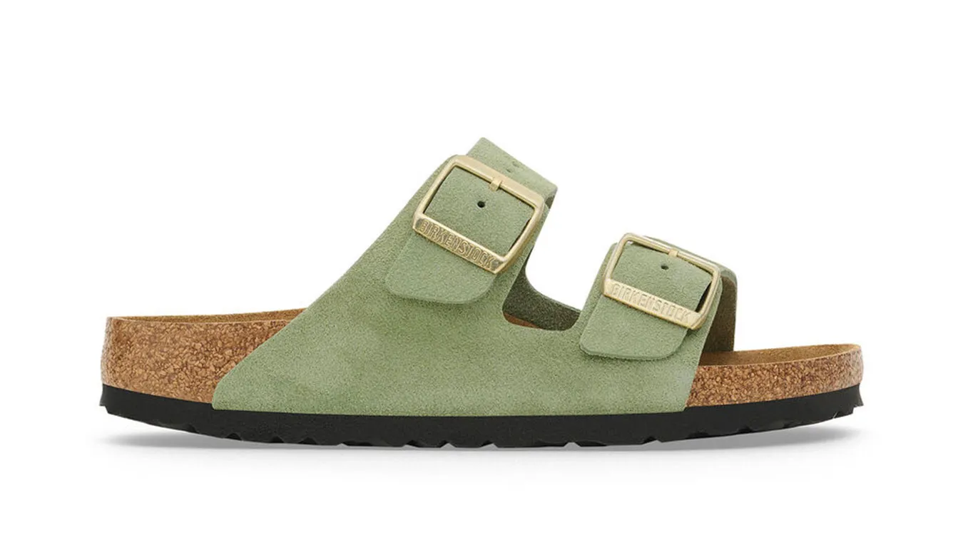 Birkenstock Arizona Soft Footbed Suede Leather Narrow Fit