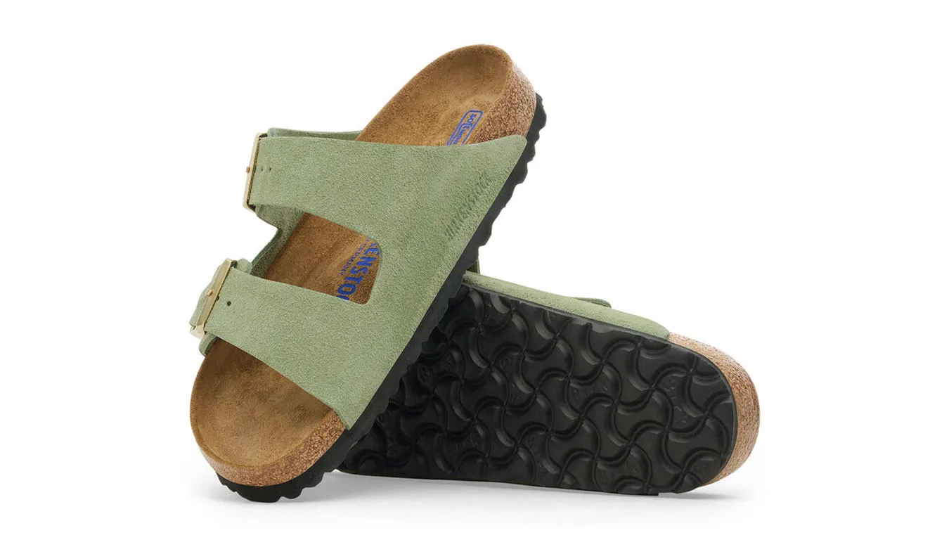 Birkenstock Arizona Soft Footbed Suede Leather Narrow Fit