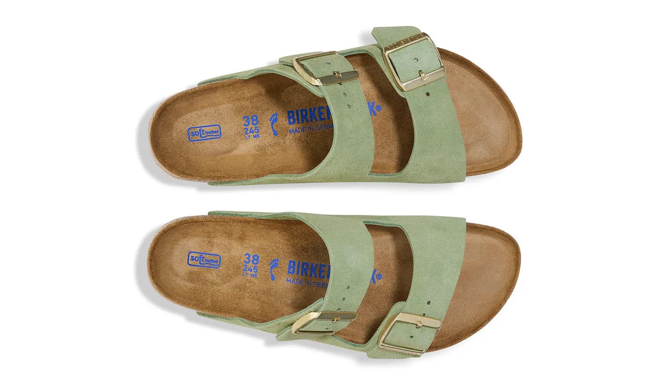 Birkenstock Arizona Soft Footbed Suede Leather Narrow Fit