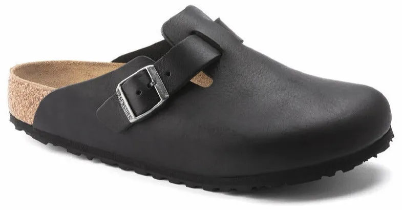 Birkenstock Boston Grip Vintage Leather Black