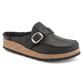 Birkenstock Buckley Oiled Leather Clog in Black