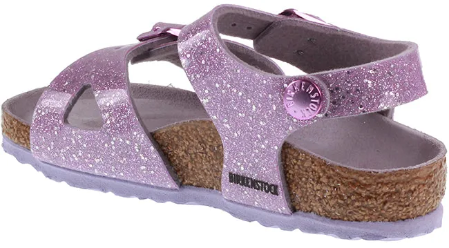 Birkenstock Kids Rio BF Cosmic Sparkle Lavender