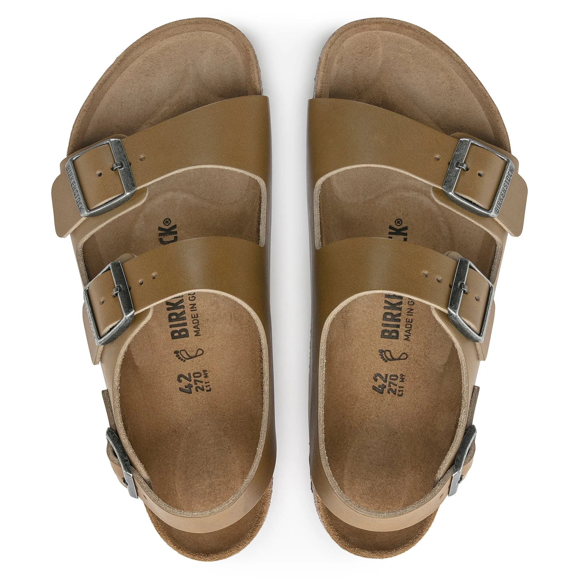 Birkenstock Limited Edition Milano Grip faded khaki vintage leather