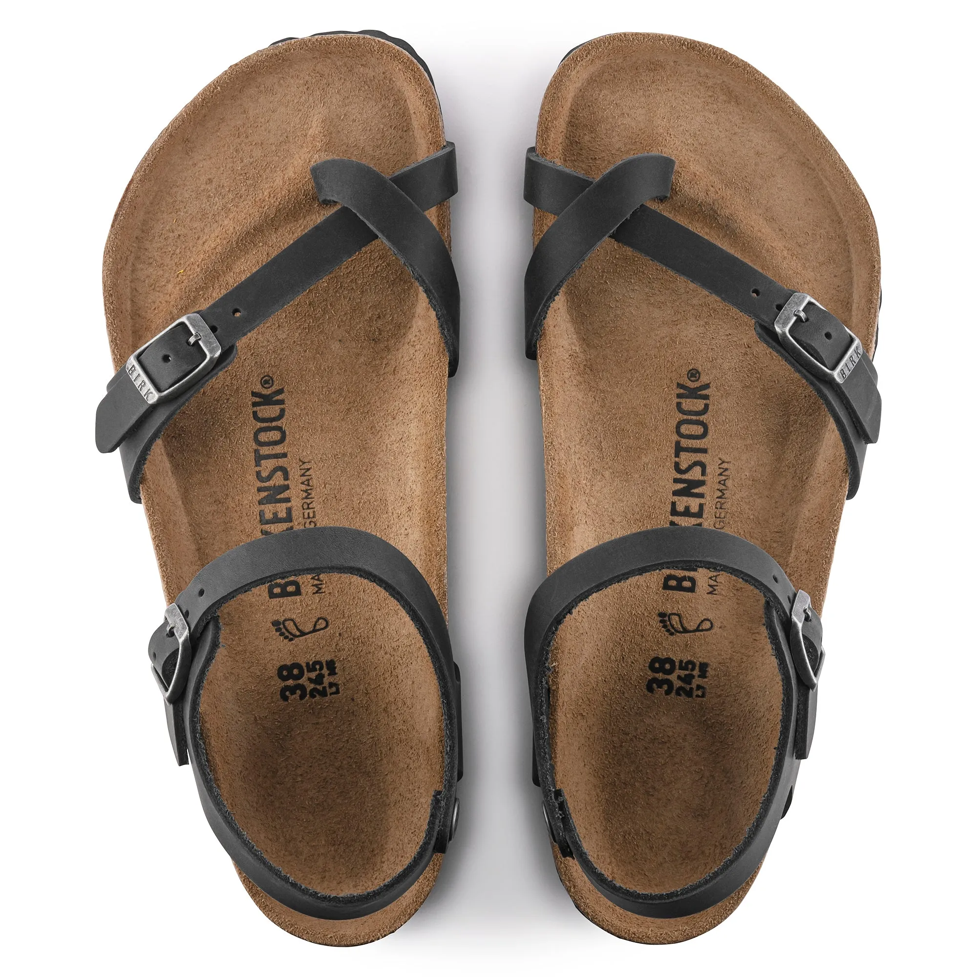 Birkenstock Limited Edition Taormina black oiled leather