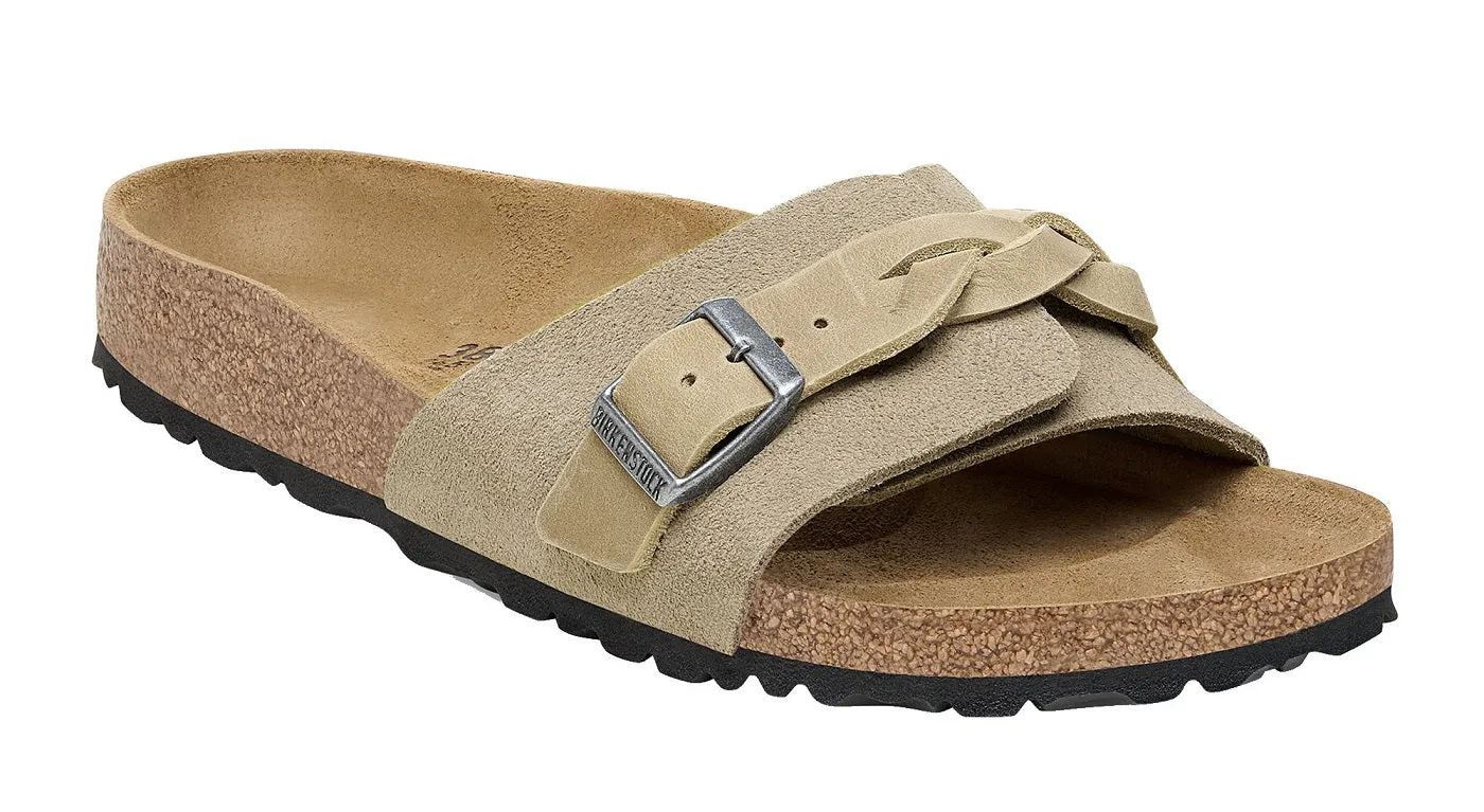 Birkenstock Oita Braided Suede Taupe