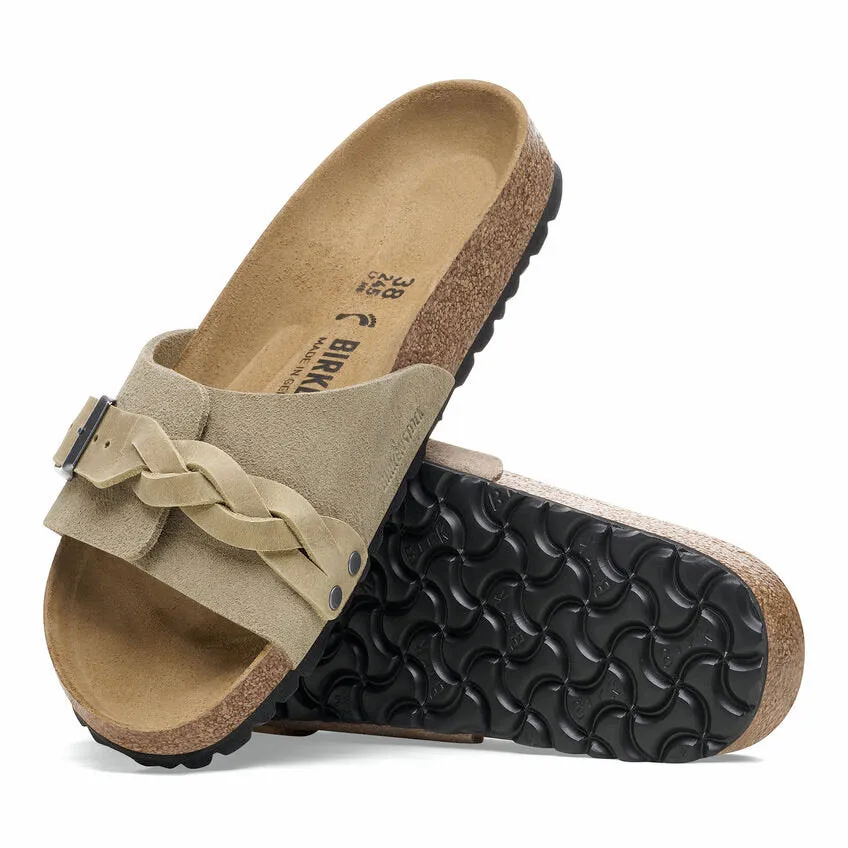 Birkenstock Oita Braided Suede Taupe