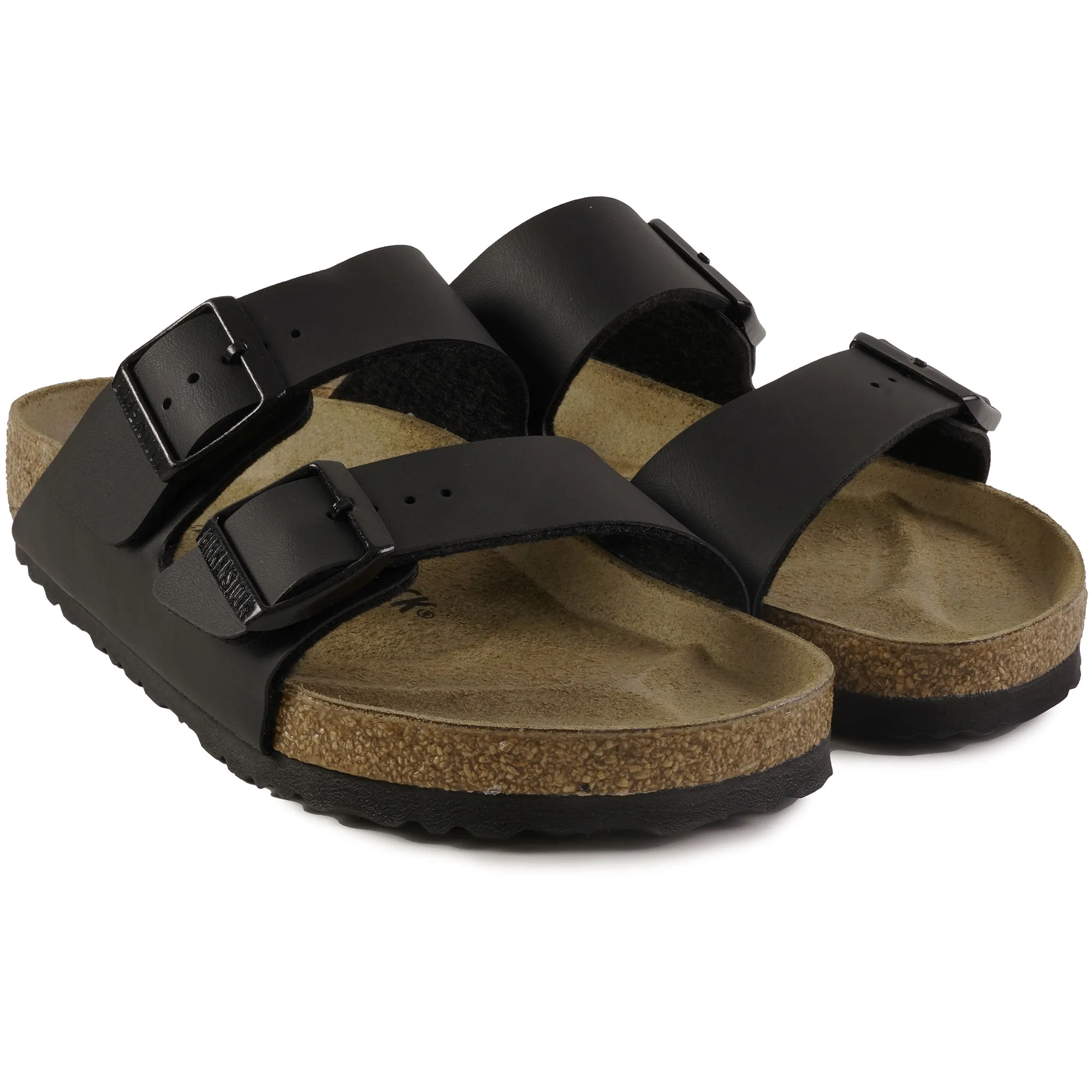 Birkenstock Womens Arizona Birko-Flor - Black