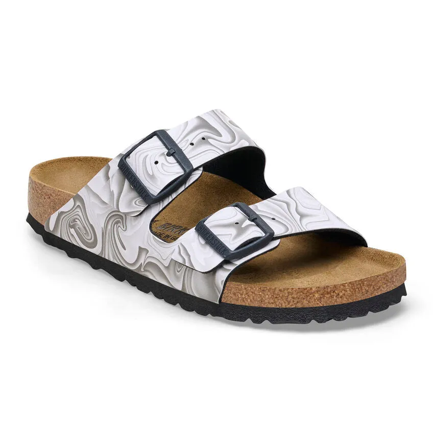 Birkenstock Women's Arizona Birko-Flor - Black/White