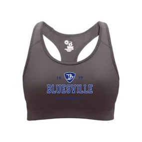 Bluesville University Logo Sports Bra (Women)