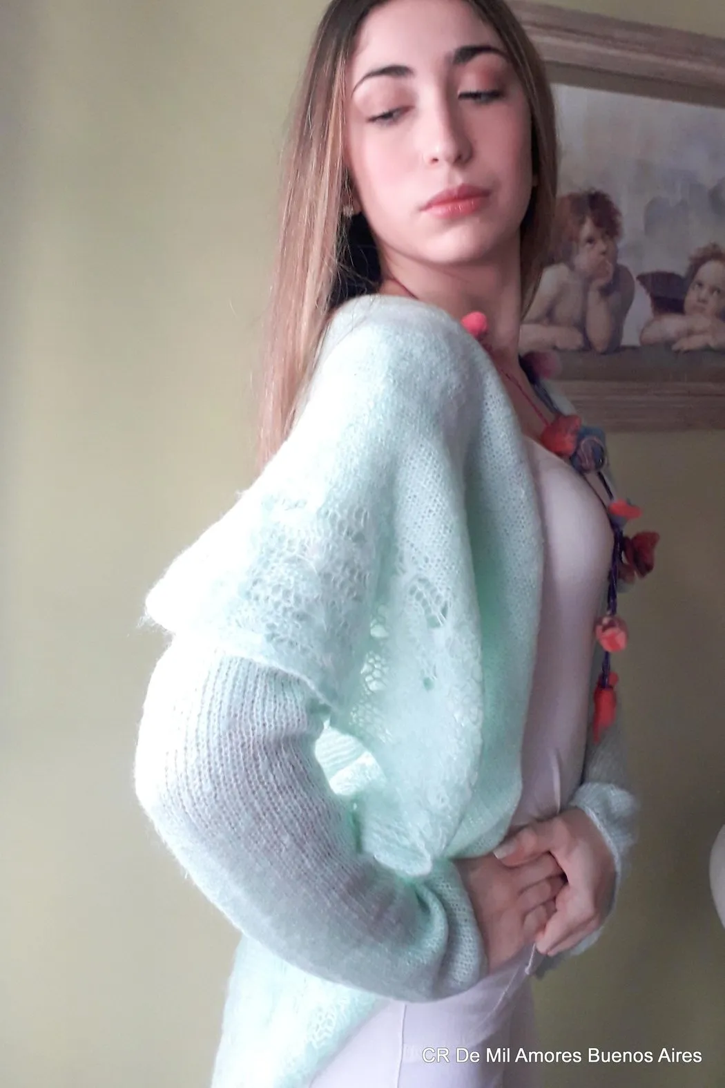 Cardigan Aqua