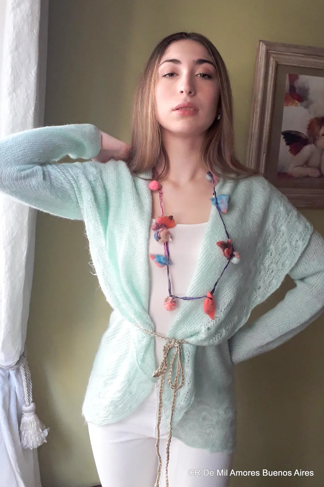 Cardigan Aqua