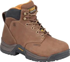 Carolina Womens 6″ Internal Met. Guard Safety Toe Work Boots-Brown