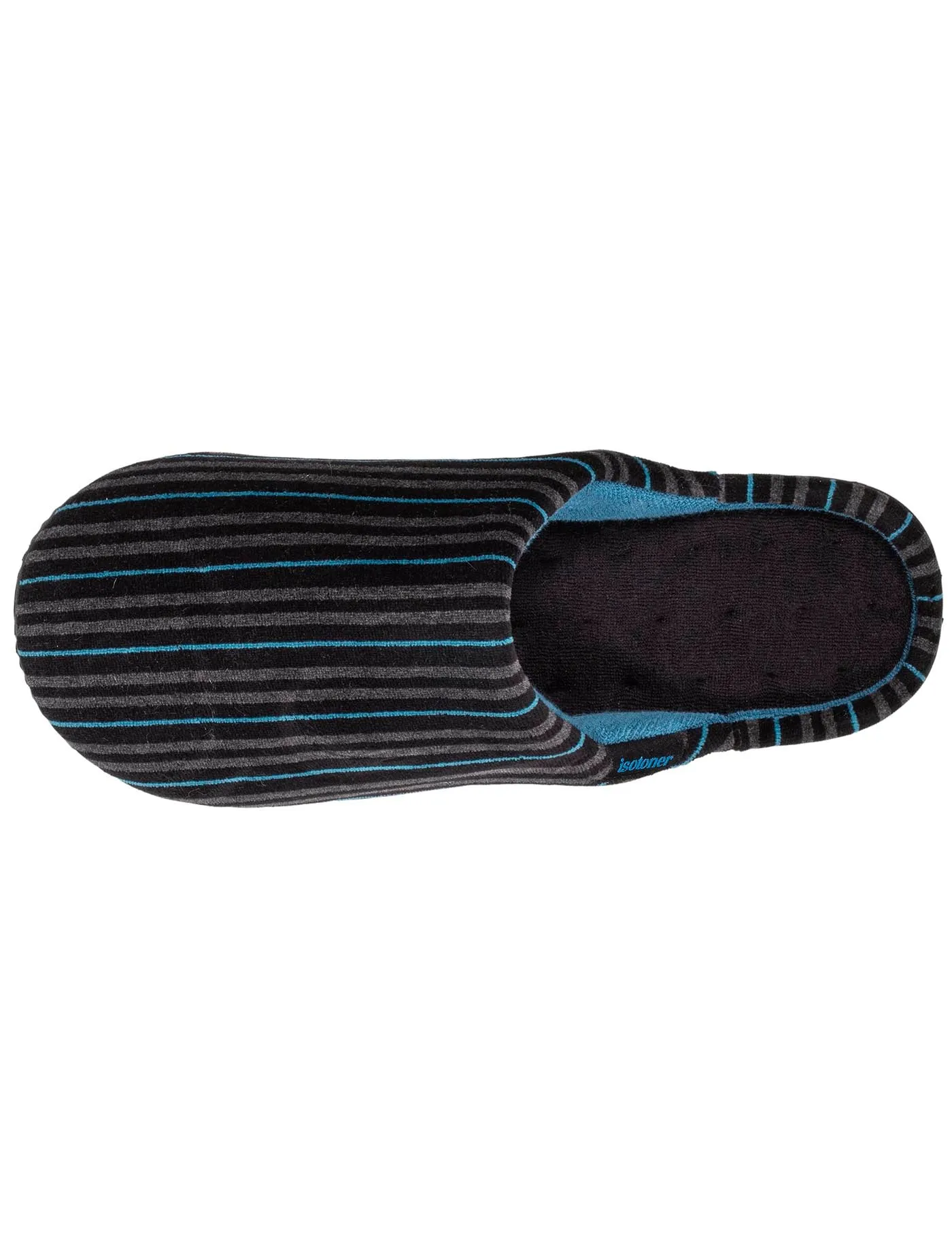 Chaussons mules Homme Rayures Bleues