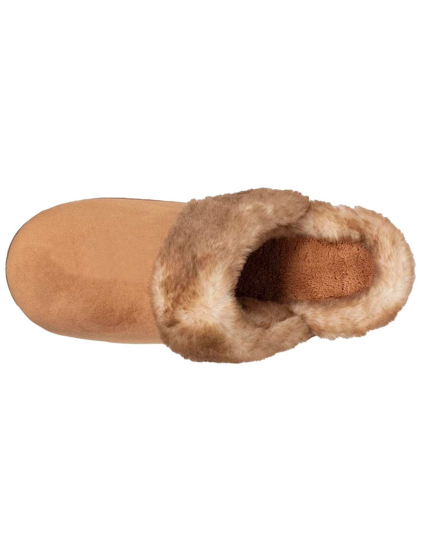 Chaussons mules recyclées Femme Camel