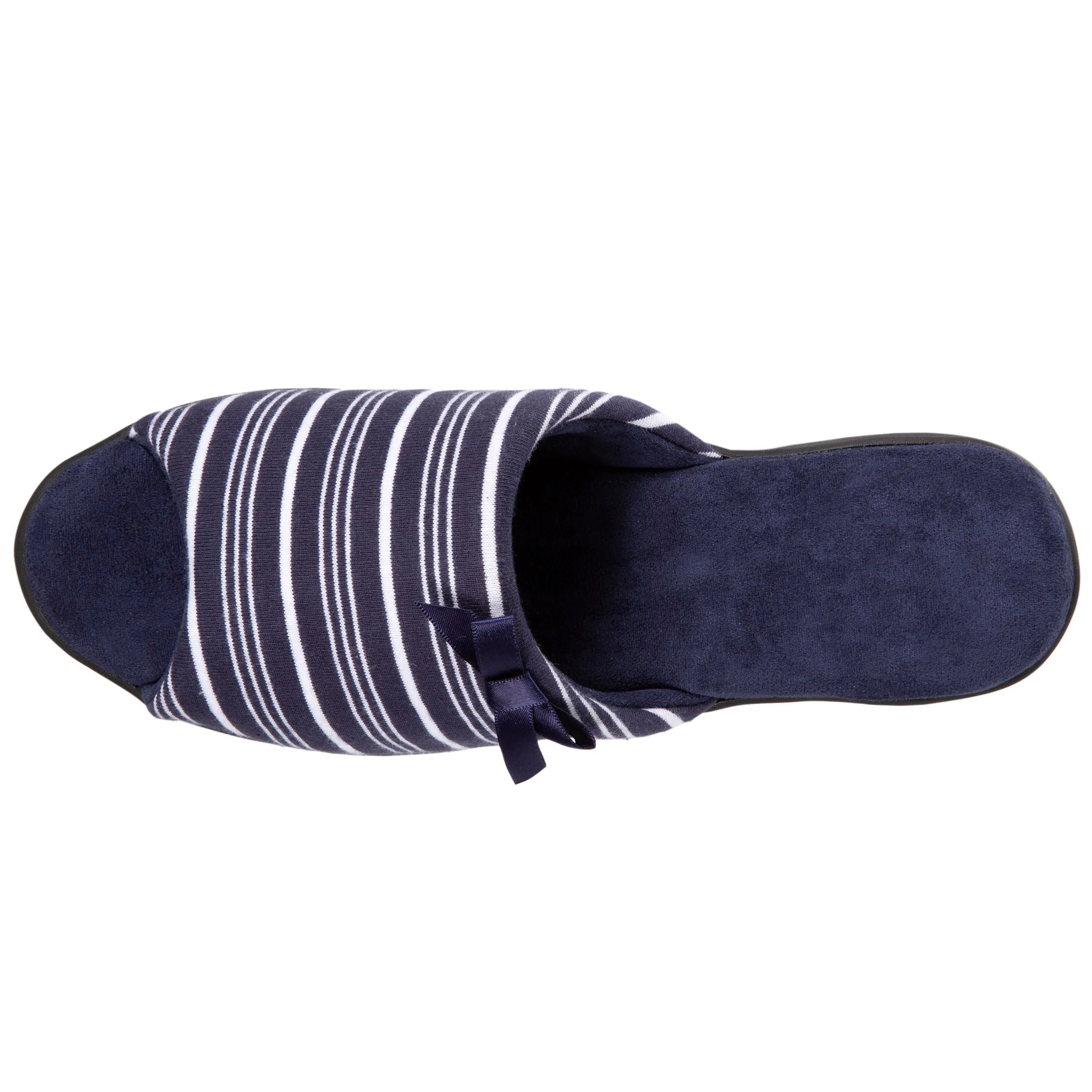 Chaussons sandales talon Femme Rayures