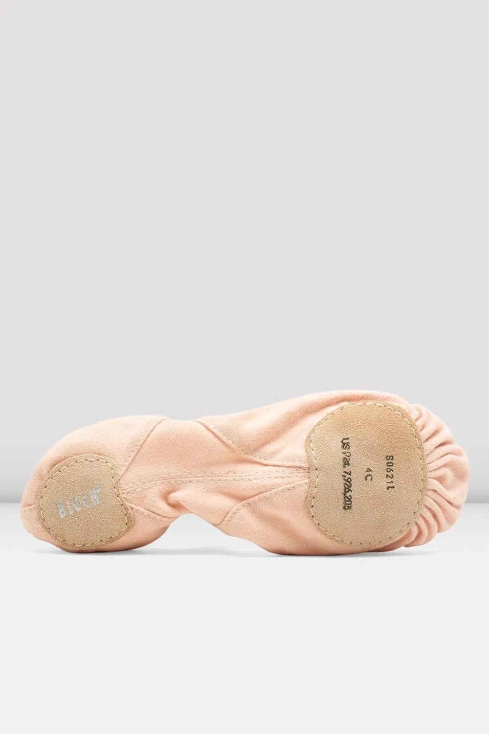 Childrens Pro-Elastic Canvas Ballet Shoes