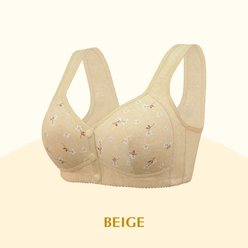 Comfortable & Convenient Front Button Bra - 