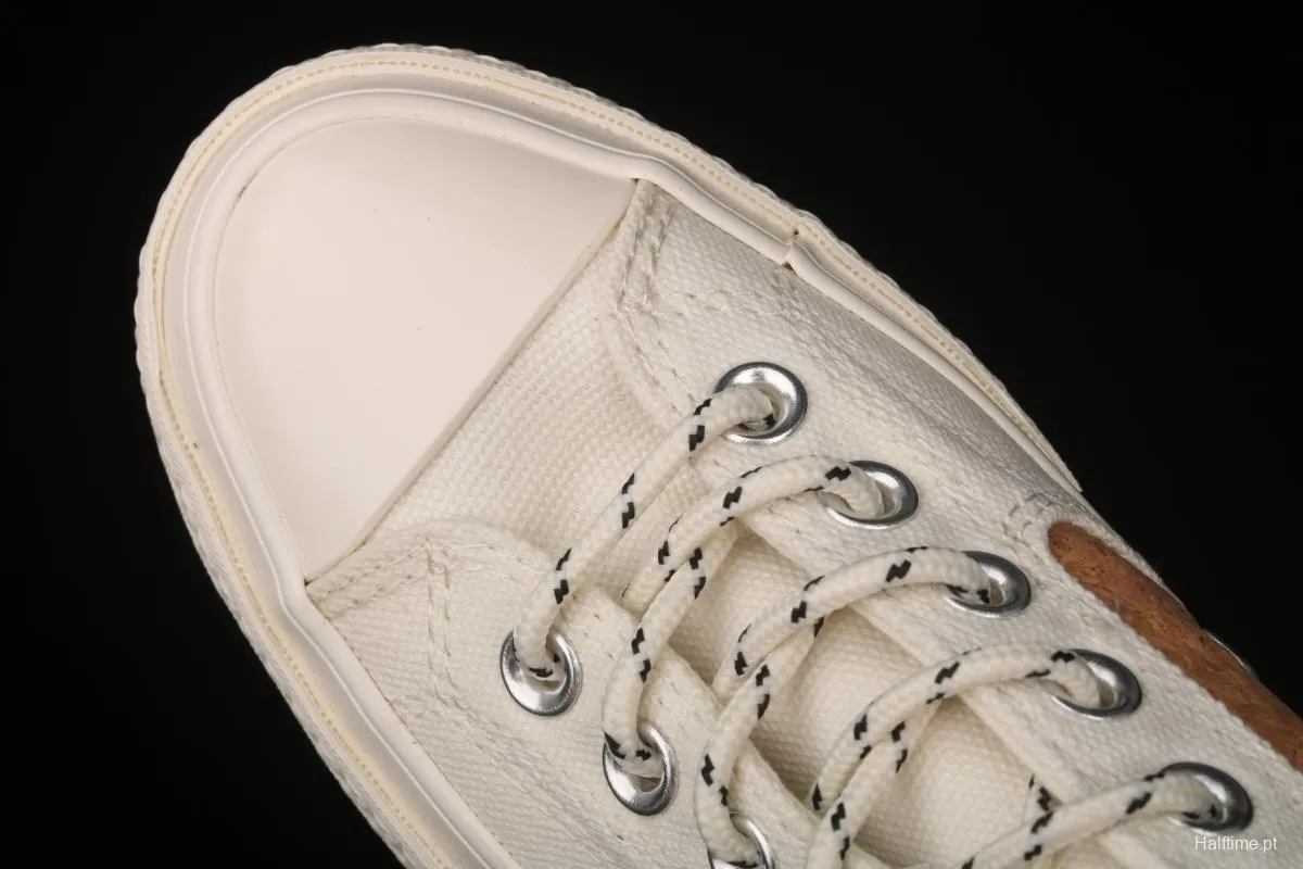 Converse 1970's Converse new cork color textile spliced low-top casual board shoes 170855C