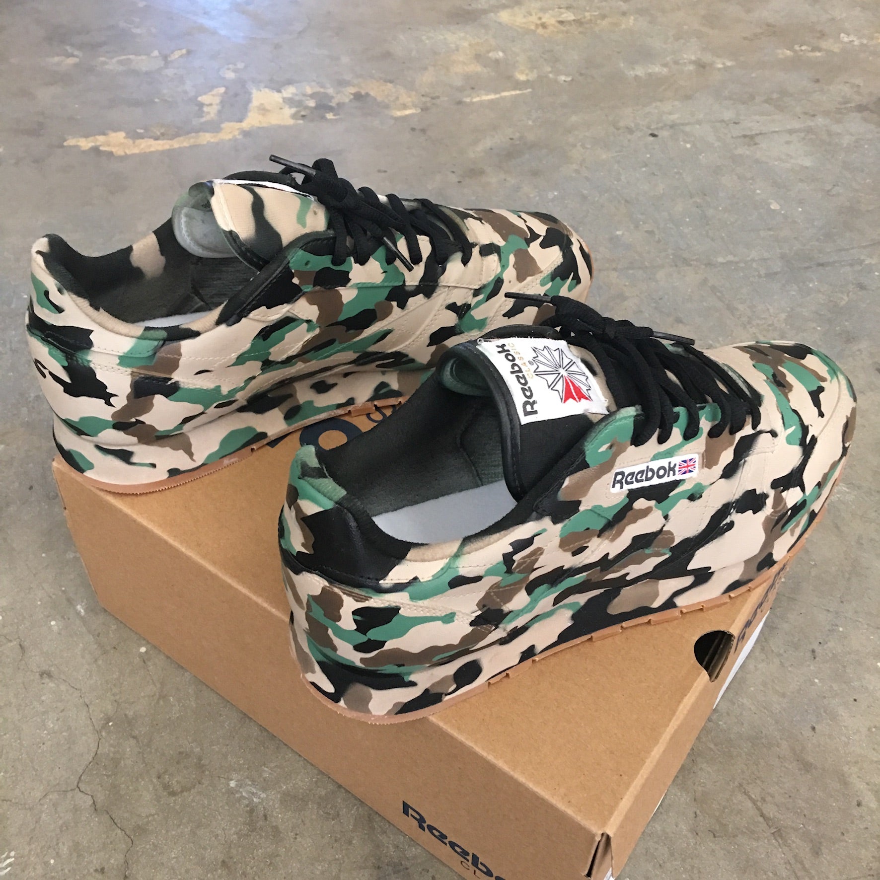 Custom Camouflage Reebok Classics