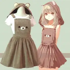 CUTE BEAR DRESS  BY71127