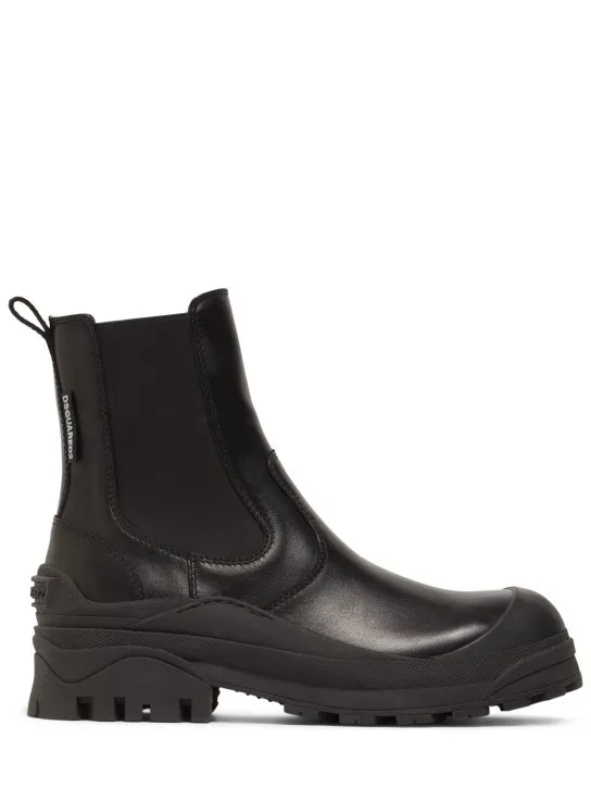 Dsquared2   Urban leather Chelsea boots 