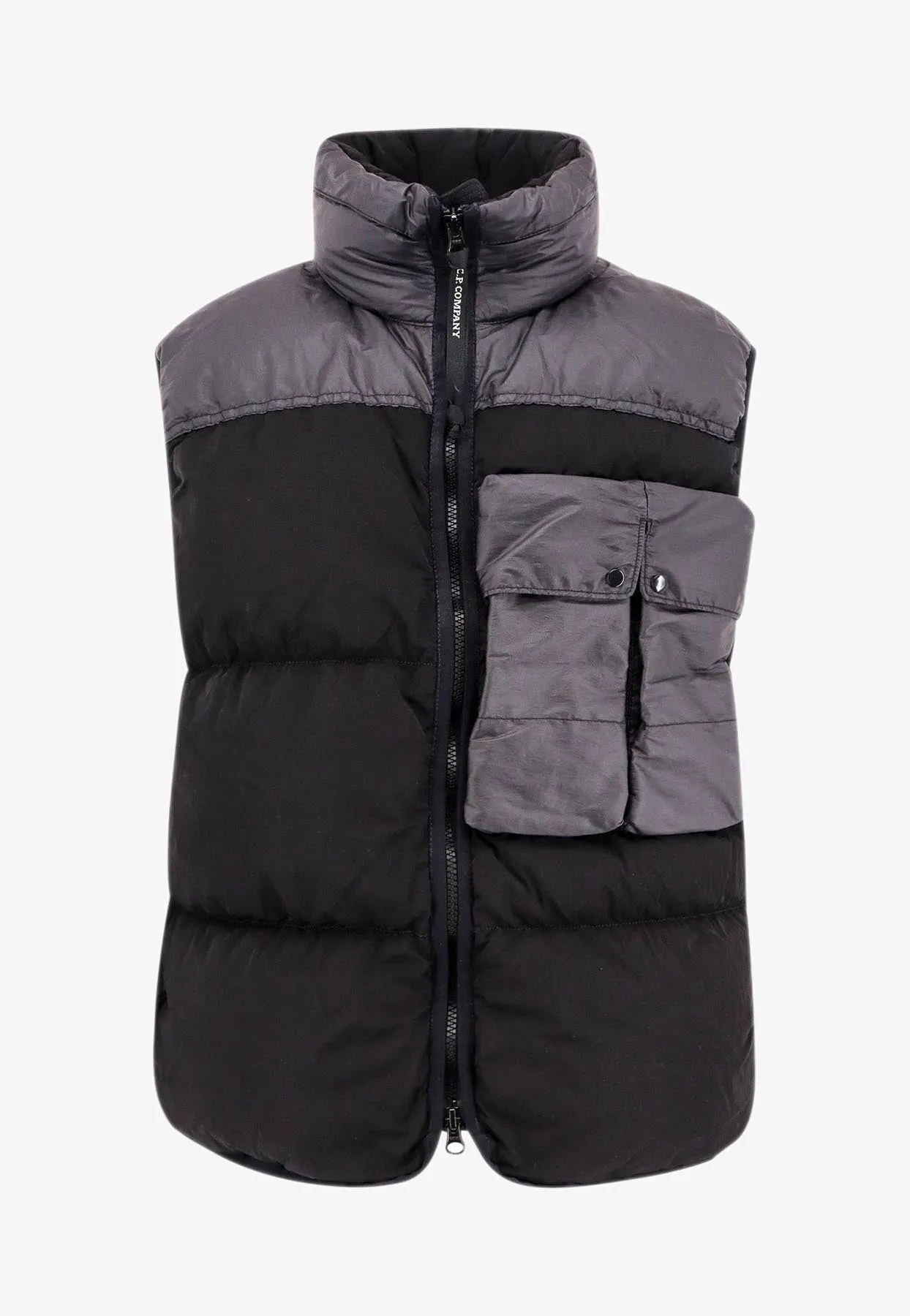 Eco-Chrome R Paneled Down Vest