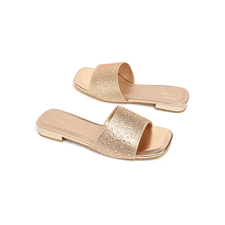 Embellished Diamante Slides HL 162