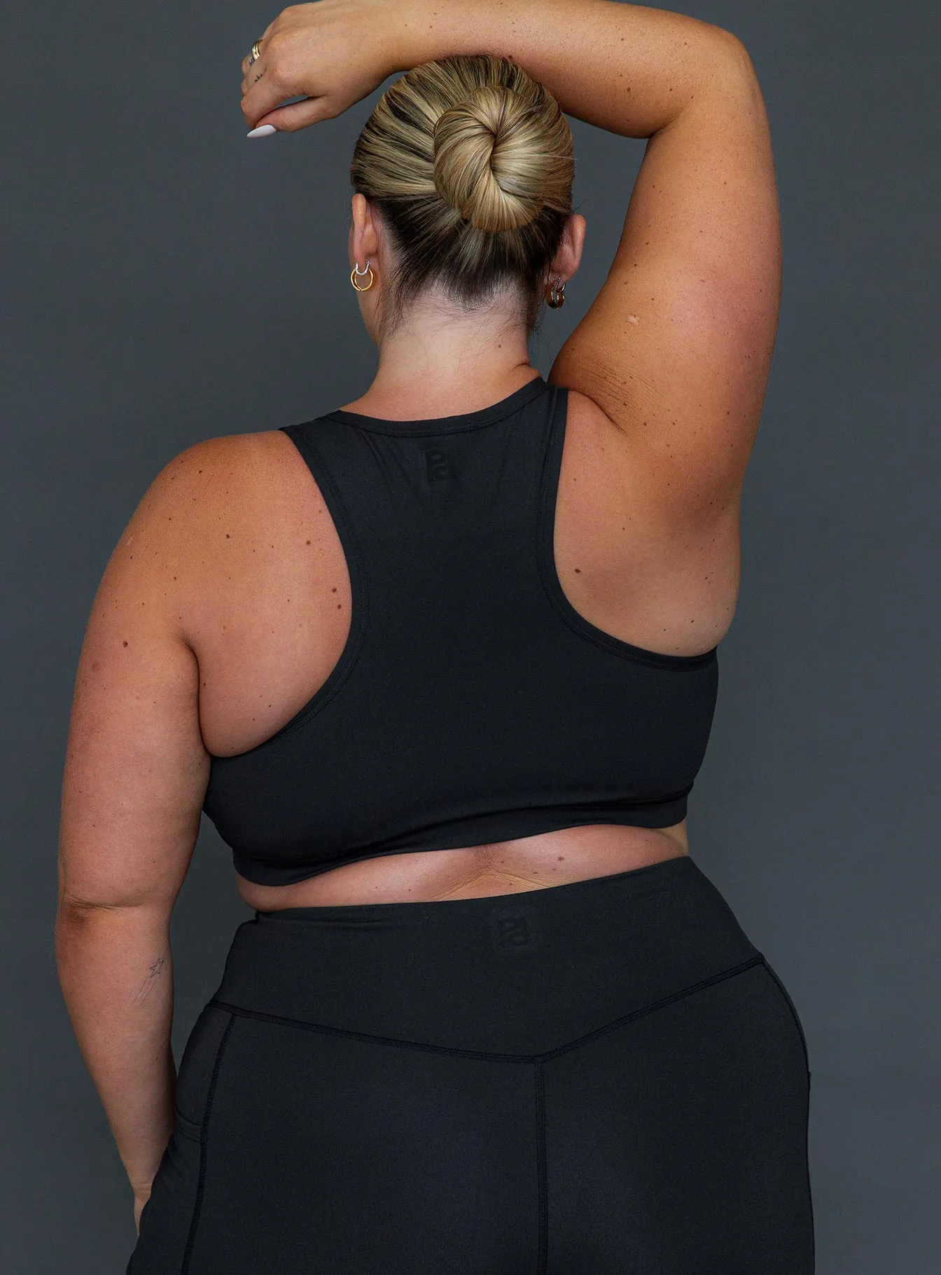 Energised Activewear Top Black Curve