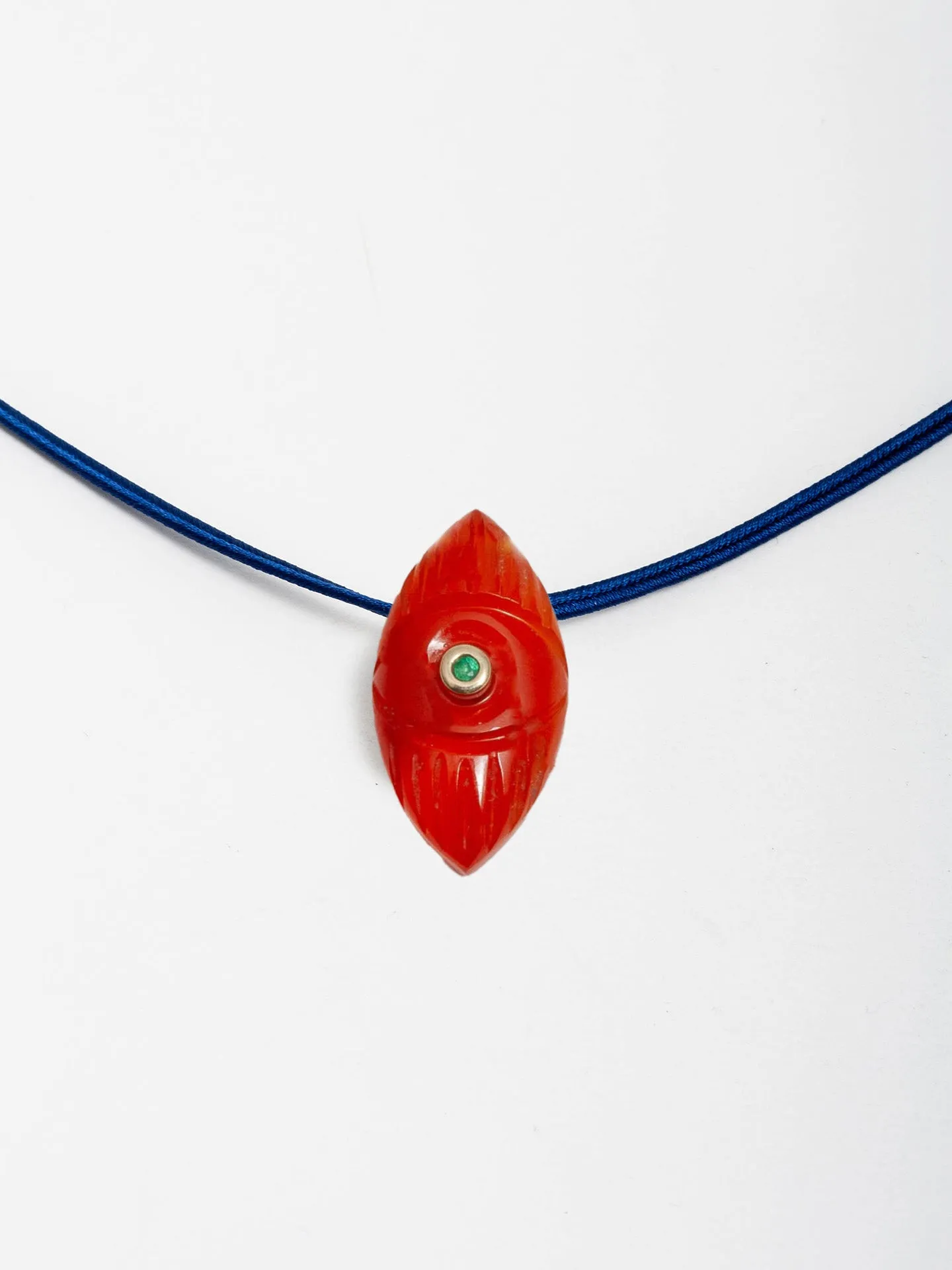 Evil Eye Vermilion On Cord