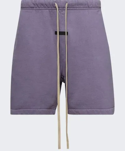 Fear of God Heavy Fleece Soccer Short Lavender