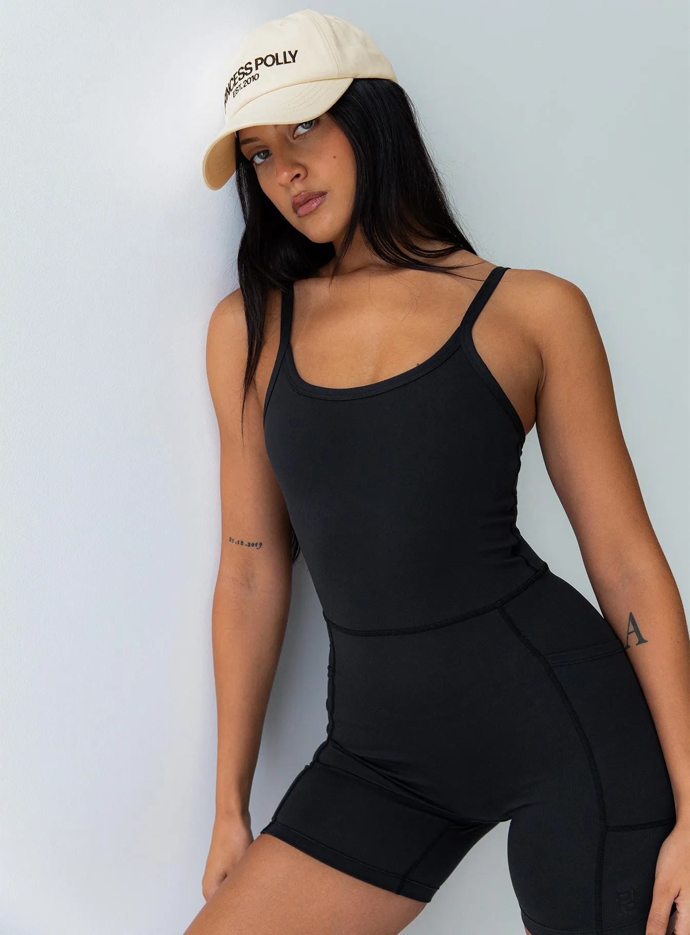 Feel Good Contour Activewear Catsuit Black