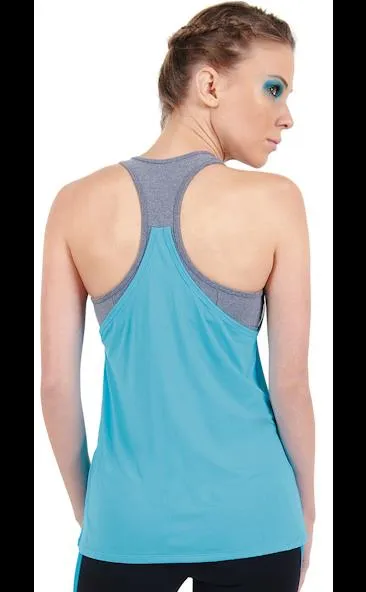 Final Sale! Bia Brazil Activewear Double Trouble Mesh Tank TT4308