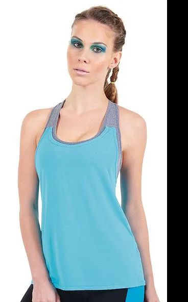 Final Sale! Bia Brazil Activewear Double Trouble Mesh Tank TT4308