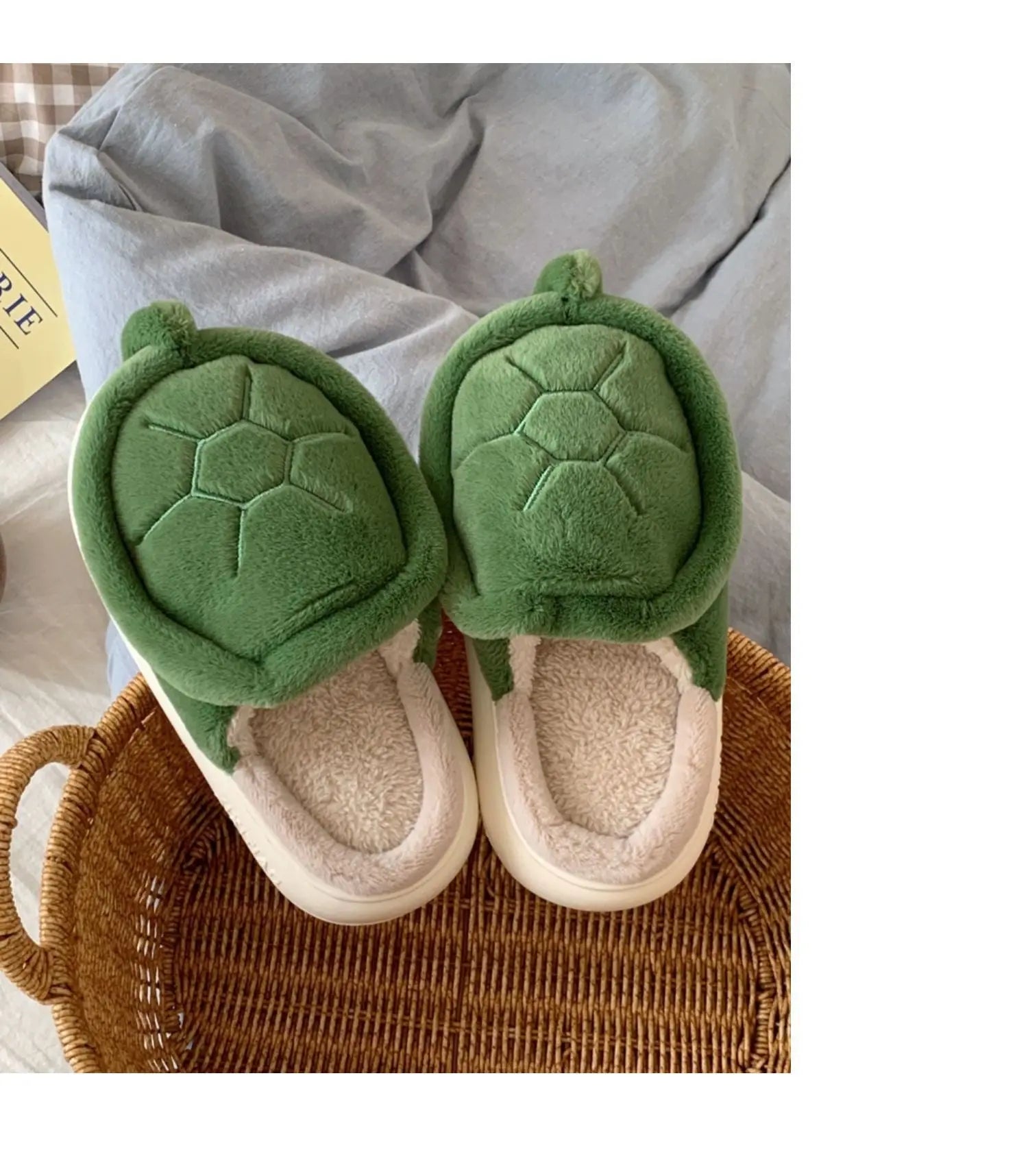 Fleece Turtle Slipper