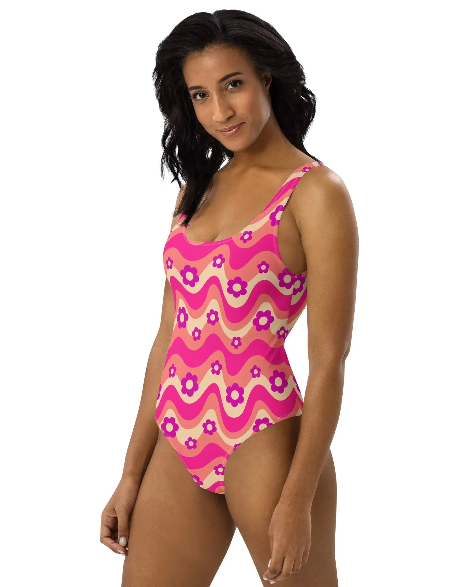 Flower Power Pink Bodysuit