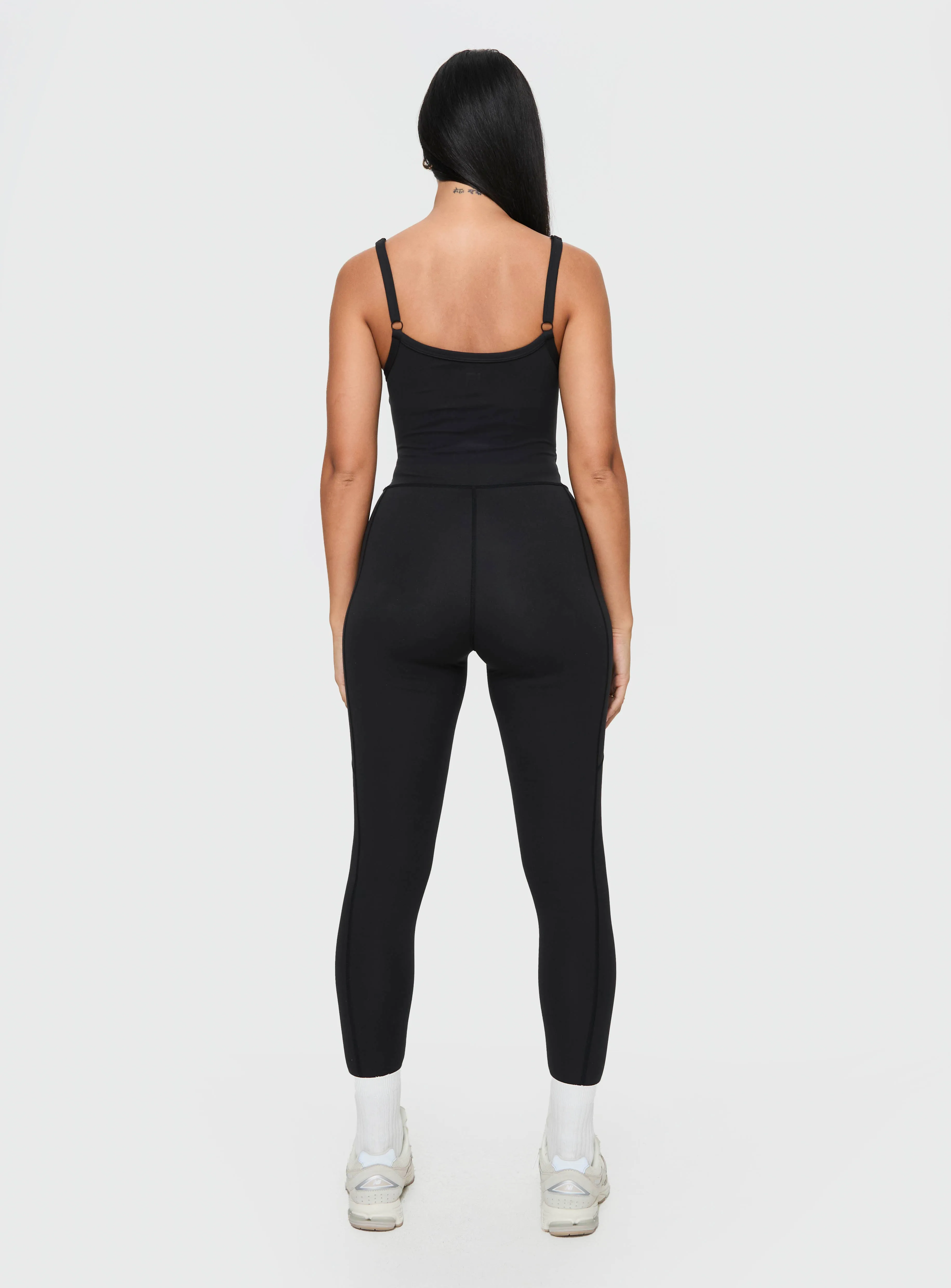 Go Getter Activewear Jumpsuit Black