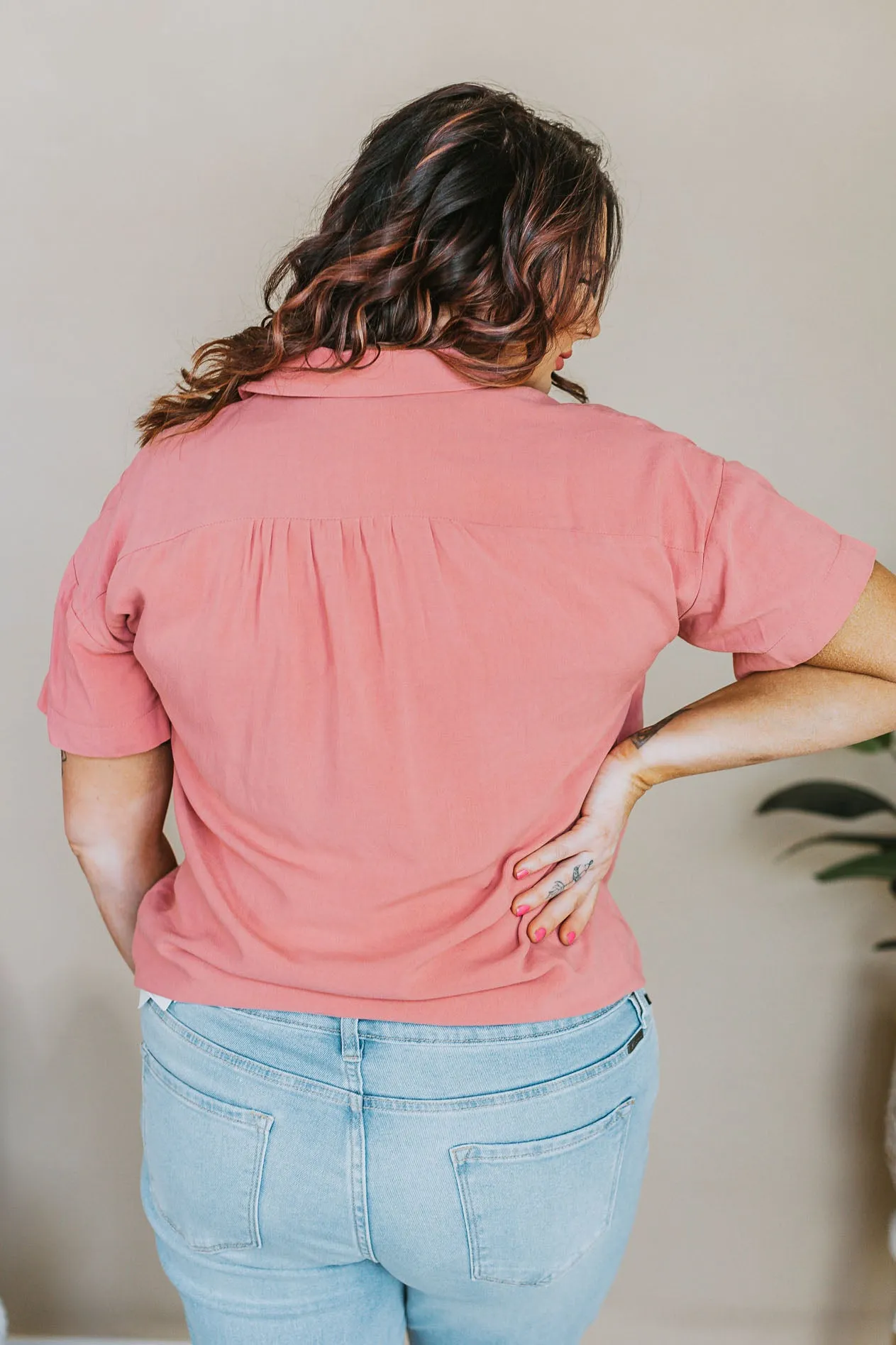 Going Steady Short Sleeve Blouse Top - 3 Colors