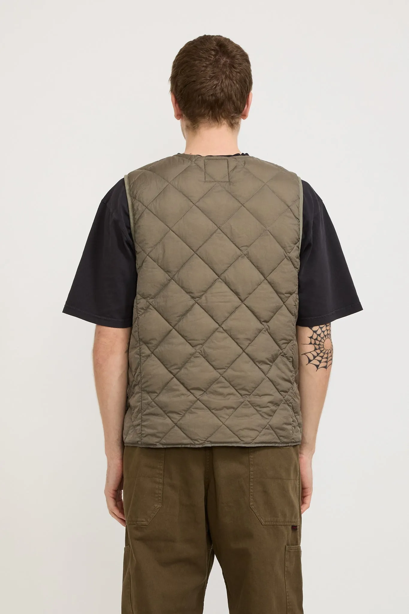 Gramicci x Taion Inner Down Vest Stone Grey