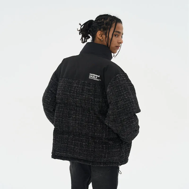 H/C Plaid Padded Down Jacket