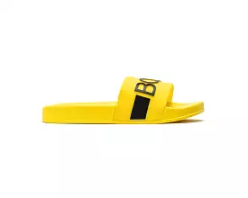 Hugo Boss Kids J29246 553 Logo Sliders Yellow