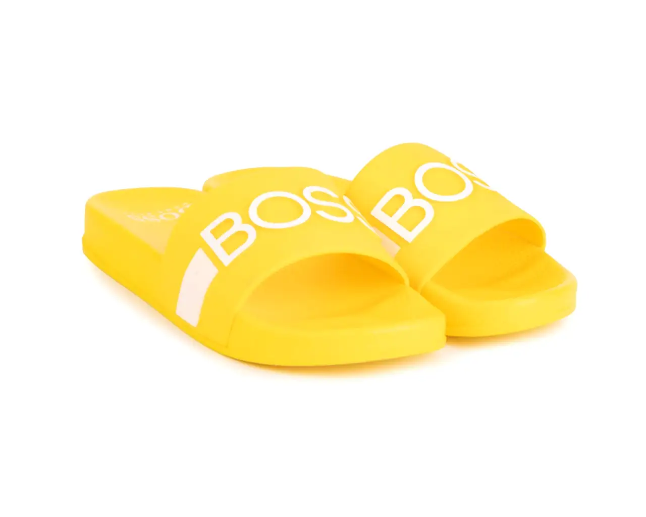 Hugo Boss Kid's J29274 535 Logo Slider Yellow